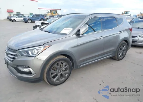 2017 Hyundai Santa Fe Sport 2.0T Ultimate из США, поврежденный, VIN 5XYZW4LA7HG399397